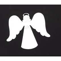 Papírkivágás angyalka glóriával 3 db/cs