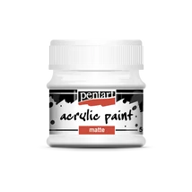 Pentart Matt akrilfesték, fehér, 50 ml