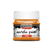 Pentart Matt akrilfesték, narancs, 50 ml