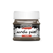 Pentart Matt akrilfesték, földbarna, 50 ml
