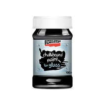 Pentart Táblafesték üvegre, fekete, 100 ml
