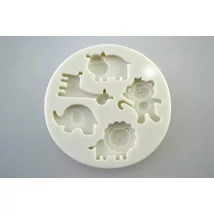 Marcipán/fondant mintázó afrikai állatok Marcipán/fondant mintázó afrikai állatok