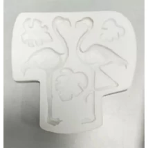 Marcipán/fondant mintázó 'flamingók' 101*99*11 mm Marcipán/fondant mintázó 'flamingók' 101*99*11 mm