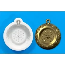 Marcipán/fondant mintázó karácsonyi függő dísz III. Marcipán/fondant mintázó karácsonyi függő dísz III.