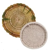 Marcipán/fondant mintázó farönk 13,5*13,5*1,2cm