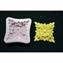 Marcipá/fondant mintázó szilikon bross 1 Marcipá/fondant mintázó szilikon bross 1