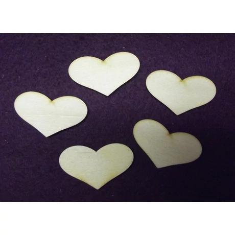 Szív 50*30*3 mm 1 db