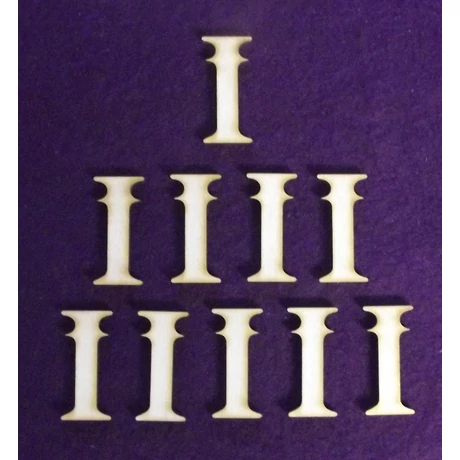 Betű "I" 25 mm magas, 3 mm vastag 1 db