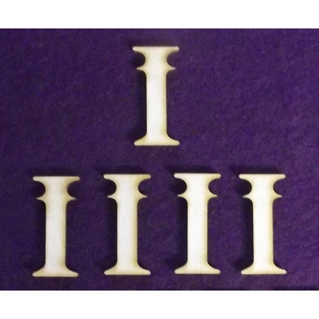Betű "I" 45 mm magas, 3 mm vastag 1 db