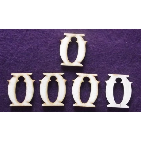 Betű "O" 45 mm magas, 3 mm vastag 1 db