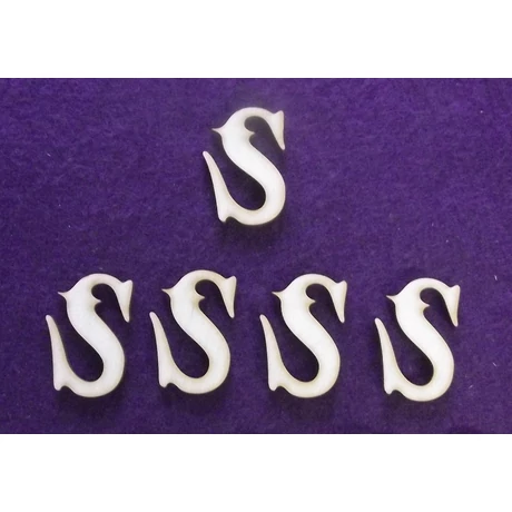 Betű "S" 45 mm magas, 3 mm vastag 1 db