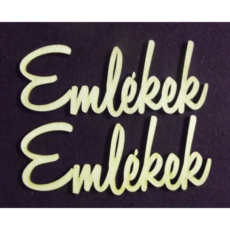 Emlékek 126*52*3 mm 1 db