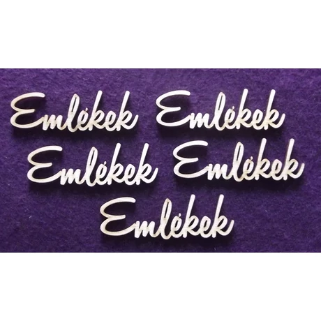 Emlékek 91*30*3 mm 1 db