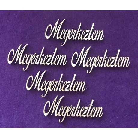 Megérkeztem 87*40*3 mm 1 db