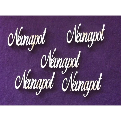 Névnapot 65*40*3 mm 1 db