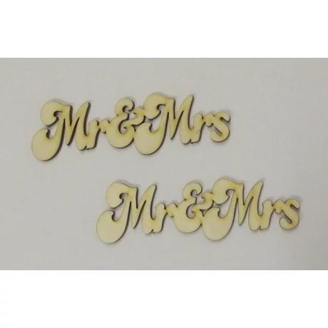 Mr & Mrs 135*50*3 mm 1 db