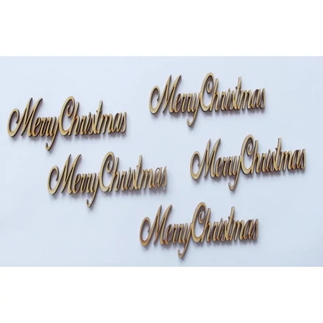 Merry Christmas 110*50*3 mm 1 db