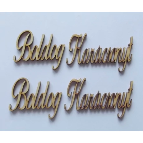 Boldog Karácsonyt 200*71*3 mm 1 db