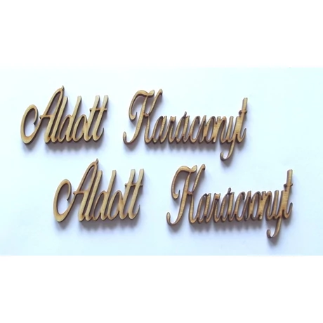Áldott Karácsonyt 194*72*3 mm 1 db