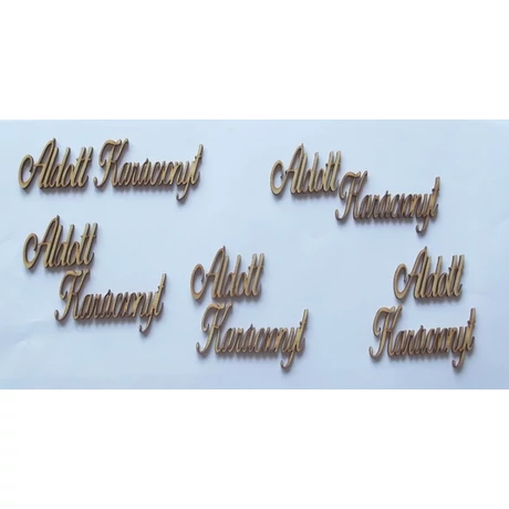 Áldott Karácsonyt 138*52*3 mm 1 db