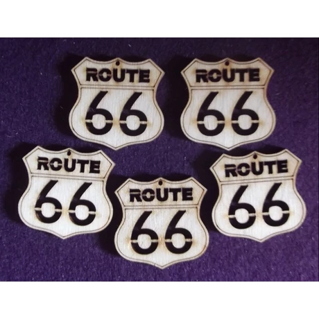 ROUTE66 40*40*3 mm 1 db