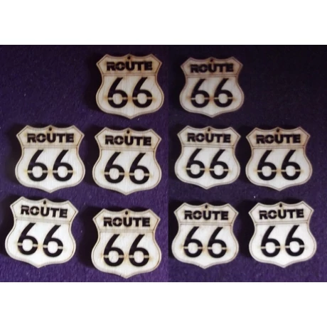 ROUTE66 30*30*3 mm 1 db