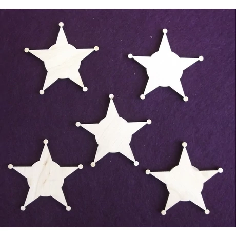 Sheriff csillag 50*50*3 mm 1 db