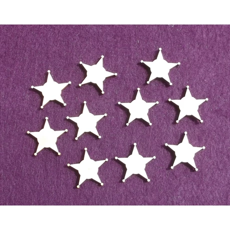 Sheriff csillag 30*30*3 mm, 1 db