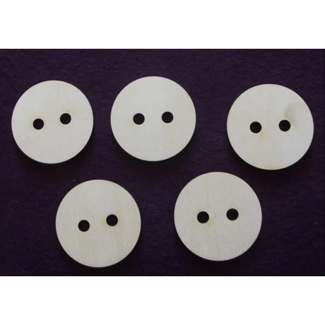 Gomb 90*90*3 mm 2 lyukkal 1 db