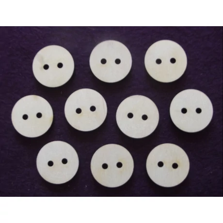 Gomb 30*30*3 mm 2 lyukkal 1 db