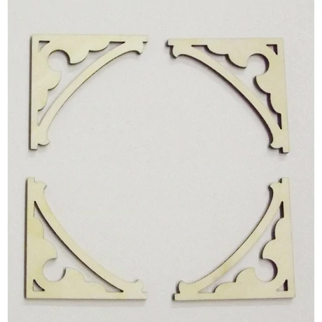 Filigrán, sarokminta 70*70*3 mm 1 db