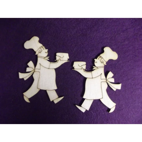 Szakács figura 70*90*3 mm 1 db