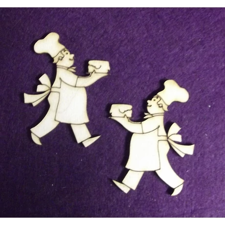 Szakács figura 52*70*3 mm 1 db