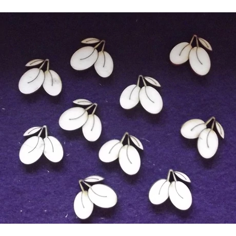 Szilva 30*30*3 mm 1 db