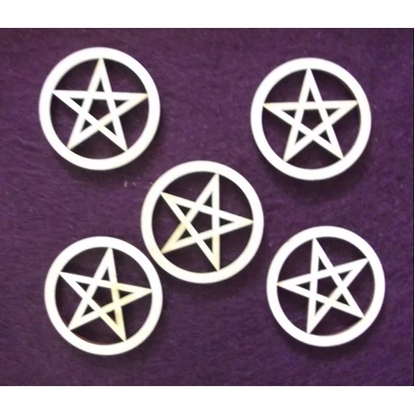 Pentagram 40*40*3 mm 1 db