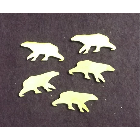 Jeges medve 9*4 cm 3 mm vastag 1 db