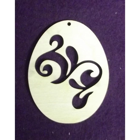 Tojás mintával 70*90*3 mm 1 db