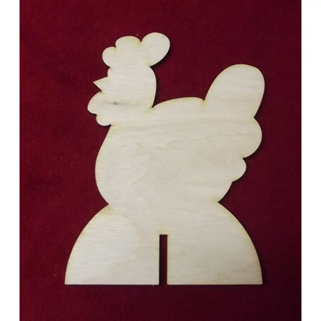 Tojás vagy muffintartó cserélhető dísze 9*12,5 cm 6 mm vastag