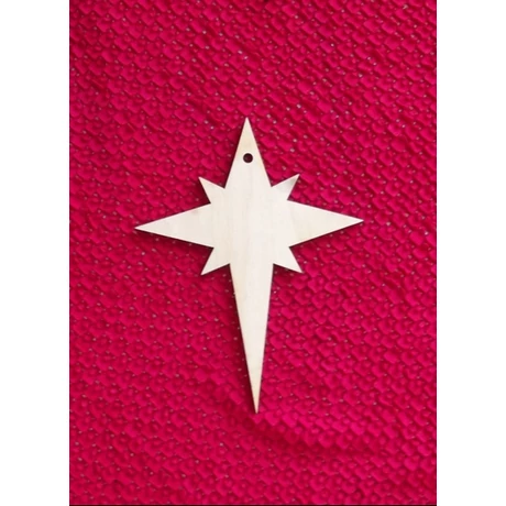 Csillag 2, 1 lyukkal 95*125*3 mm