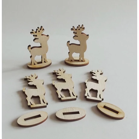 Álló mini szarvas 25*50*3 mm 1 szett/cs