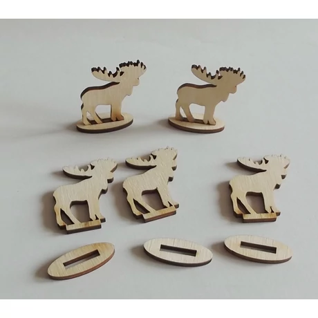 Álló mini rénszarvas 34*40*3 mm 1 szett/cs