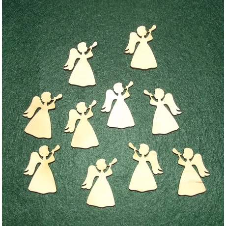 Angyal trombitával 23*30*3 mm 1 db