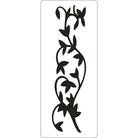 3D stencil 80*195*1 mm, levelek