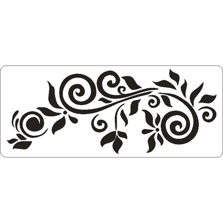 3D stencil 80*195*1 mm, leveles inda