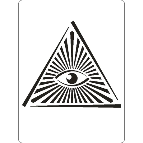 3D stencil 145*195*1 mm, a szem