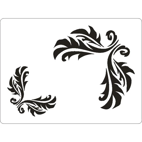 3D stencil 145*195*1 mm, sarokminta