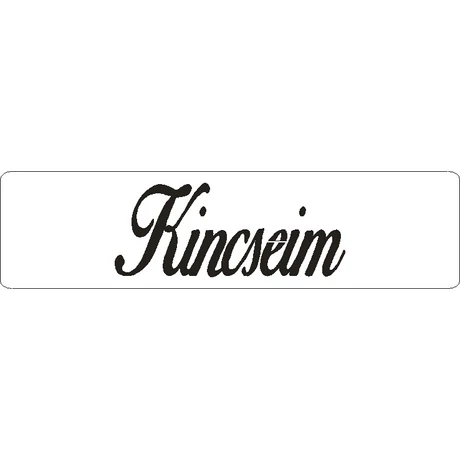 3D stencil 50*195*1 mm, felirat "Kincseim"