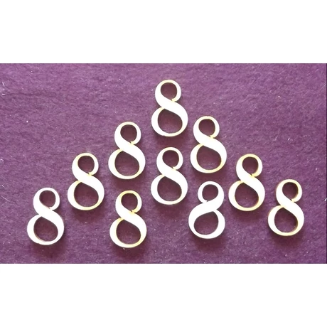 Szám - nyolc 30*40*3 mm 1 db