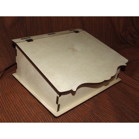 Ferde tetejű doboz 26*22*11 cm 6 mm vastag