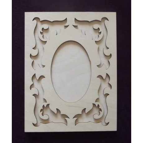 Mintázott keret  +alap 95*120*3 mm